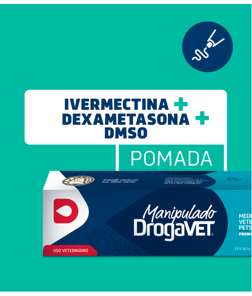 Pomadas Ivermectina + Dexametasona + DMSO 