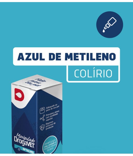 Colírios Azul de metileno 
