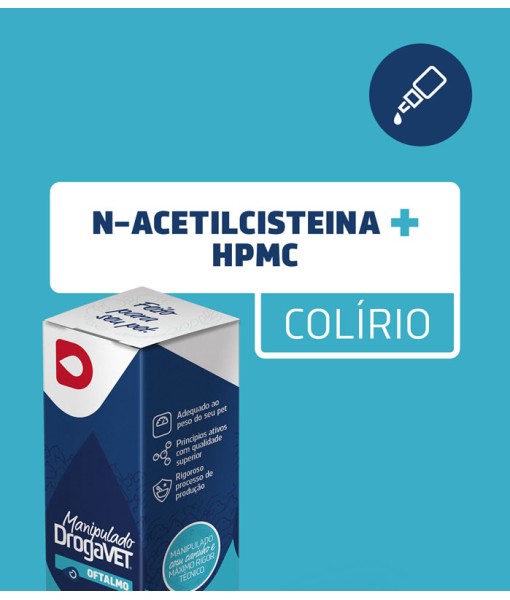 Colírios N-acetilcisteina + HPMC  