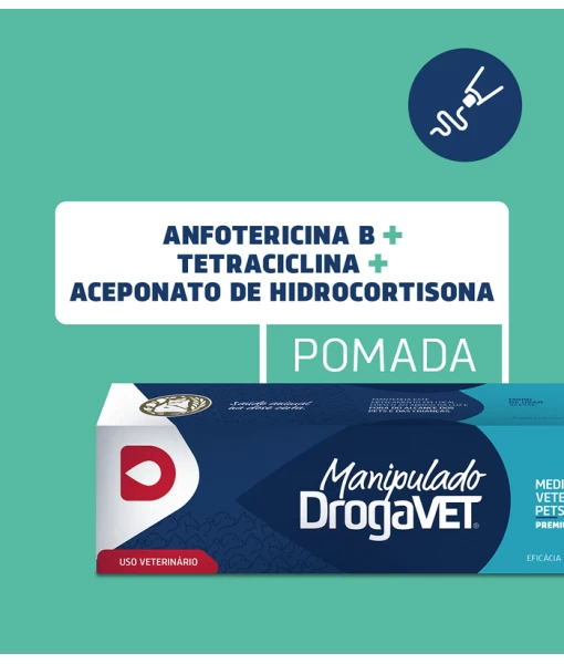 Pomadas Anfotericina B  + Tetraciclina + Aceponato de Hidrocortisona 